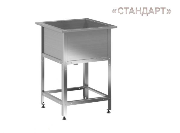 Ванна моечная из нержавейки AISI 430 в в Бердске для школьного общепита, столовой и ресторана фото 2